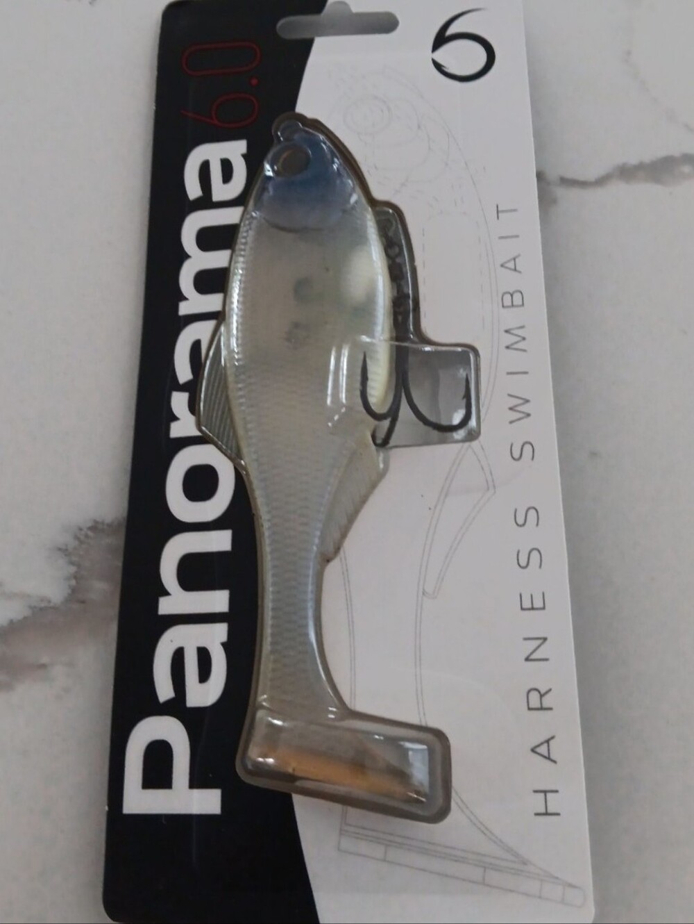 6th Sense Unrealesed Panorama 6.0 Ghost Bone Shad Fishing Lure NIP